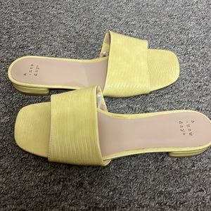 A New Day - Women’s yellow sandal size 7.5
